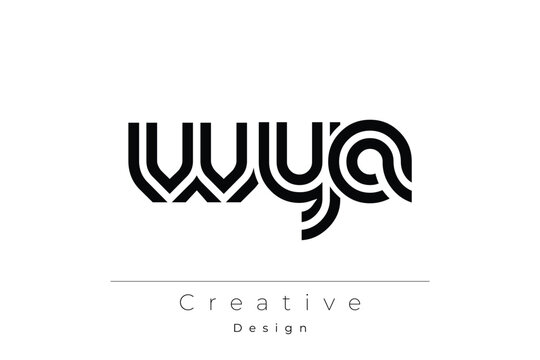 WYA Creative Unique Modern Letter Logo Design