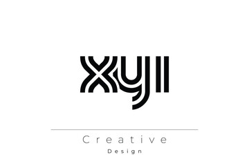 XYI Creative Unique Modern Letter Logo Design