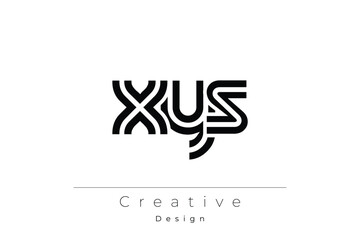 XYS Creative Unique Modern Letter Logo Design