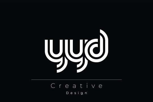 YYD Creative Unique Modern Letter Logo Design