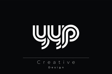 YYP Creative Unique Modern Letter Logo Design