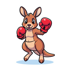 Cute cartoon dog holding a bone illustration