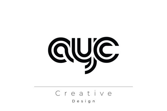 AYC Creative Unique Modern Letter Logo Design