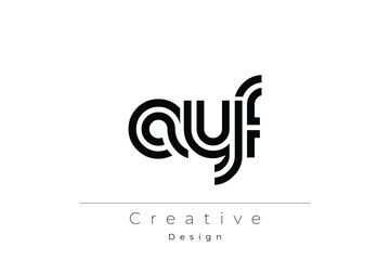 AYF Creative Unique Modern Letter Logo Design