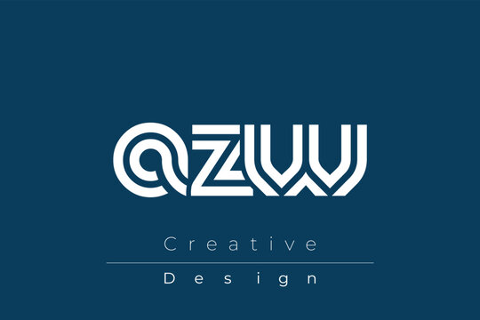 AZW Creative Unique Modern Letter Logo Design