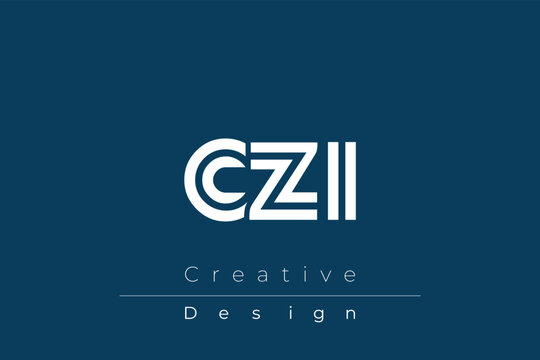 CZI Creative Unique Modern Letter Logo Design