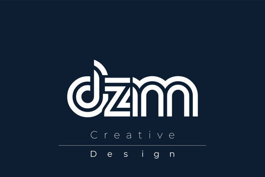 DZM Creative Unique Modern Letter Logo Design