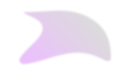 Pink and purple gradient shape overly with transparent background