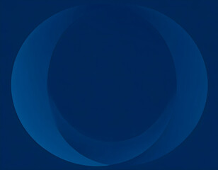 Abstract Blue Circles with Soft Edges and Gradient Shadows