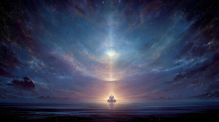 cosmic rebirth, life creation through deep meditation and chakras