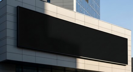 Showcase your brand on this striking modern billboard advertisement in the city, perfect for impactful promotions and announcements
