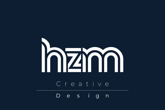 HZM Creative Unique Modern Letter Logo Design