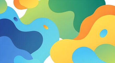 Vibrant abstract fluid shapes in a dynamic modern design, perfect for digital backgrounds and creative projects.