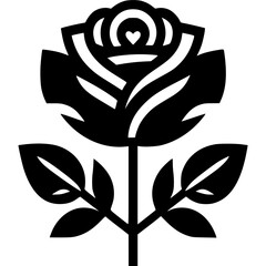 Rose Icon Vector
