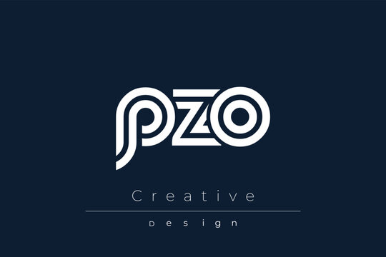 PZO Creative Unique Modern Letter Logo Design
