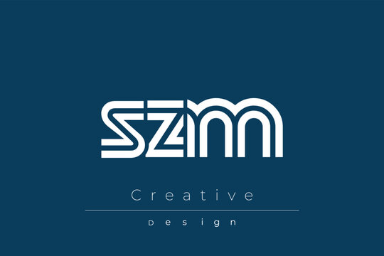 SZM Creative Unique Modern Letter Logo Design