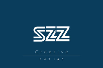 Fototapeta premium SZZ Creative Unique Modern Letter Logo Design