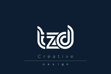 TZD Creative Unique Modern Letter Logo Design
