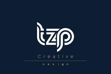 TZP Creative Unique Modern Letter Logo Design