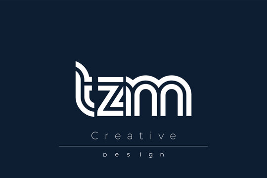 TZM Creative Unique Modern Letter Logo Design