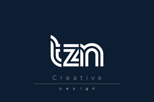 TZN Creative Unique Modern Letter Logo Design