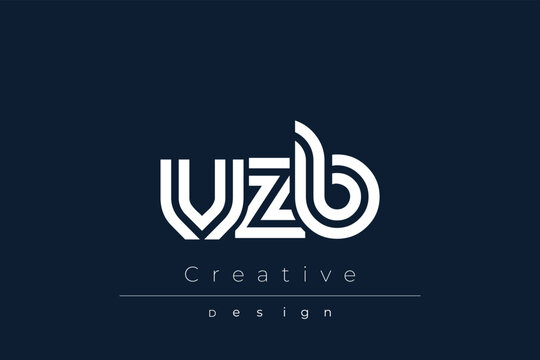VZB Creative Unique Modern Letter Logo Design