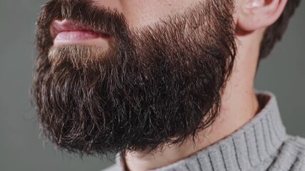 Grooming techniques for a thick and stylish beard in a modern barbershop setting