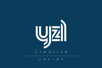 YZL Creative Unique Modern Letter Logo Design