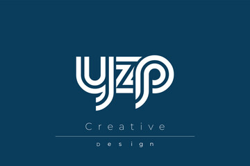 YZP Creative Unique Modern Letter Logo Design