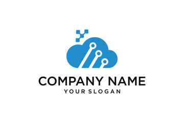 Cloud computing icon Template Design Vector.