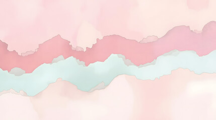 Abstract watercolor layers: a visual poem in soft hues, showcasing a flowing composition of watercolor elements in calming shades. 