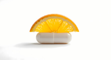 lemon on white background