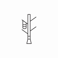 wardrobe stand hanger icon sign vector