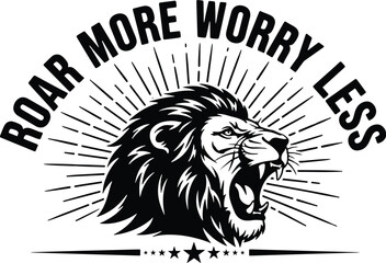 ROAR MORE WORRY LESS | Motivational Streetwear, Graphic Tees & Hoodies
