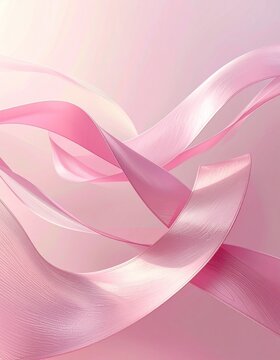 Minimalist digital soft serene wallpaper pink backgrounds featuring art ribbon design