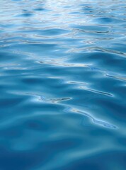 Calm Blue Water Surface with Gentle Ripples.