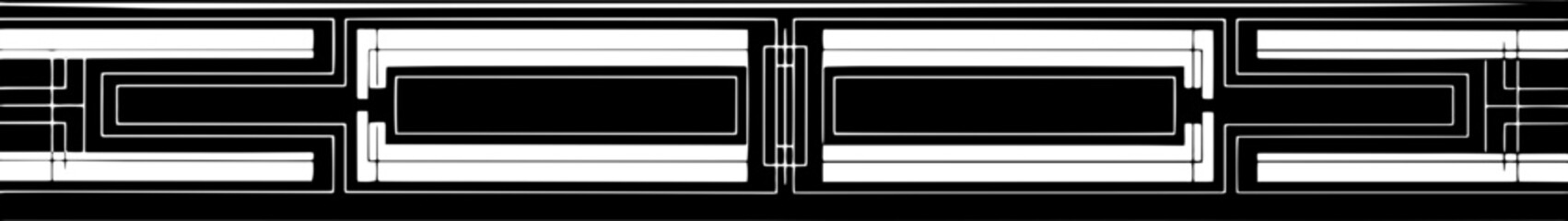 Bold geometric design with captivating symmetry for modern creative projects and striking visual communications silhouette and cutout removed background © Hassan