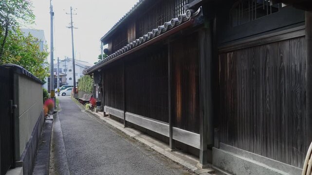Traditional Streetscape of Kuroe Lacquerware Town, Kainan, Wakayama, Japan 昔ながらの街並み「漆器の町 黒江」和歌山県海南市