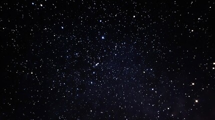 Naklejka premium Clear Night Sky Full of Sparkling Stars