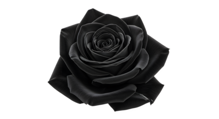 Close up of a single black rose.