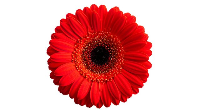 Close-up of a vibrant red gerbera daisy (2)