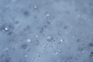 Sudsy and soapy bubbles as background