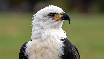 Obraz premium Close-up of a white and black bird of prey