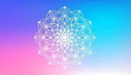 Abstract mandala design