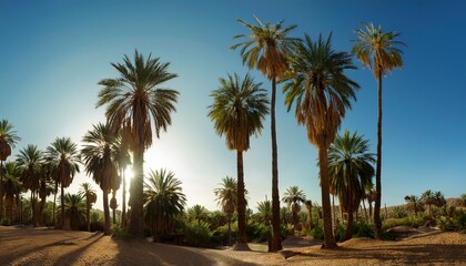 Obraz premium Group Of Palm Trees