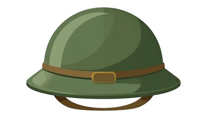 Cartoon military helmet