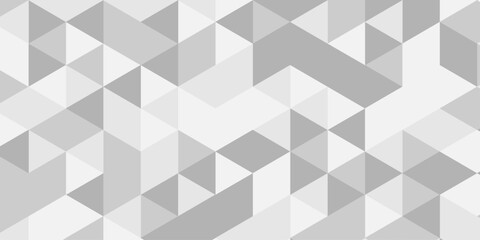 Abstract Overlap random vector element modern overlay diamond triangle mosaic paper white and gray low polygon web brochure layer space texture background.	