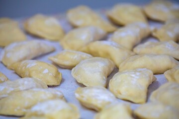 The best and most traditional Ukrainian food known as perohê, verenyky or pierogi
