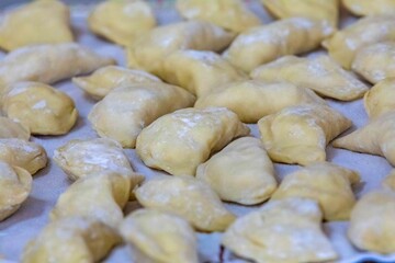 The best and most traditional Ukrainian food known as perohê, verenyky or pierogi