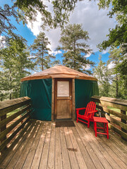yurt at state park